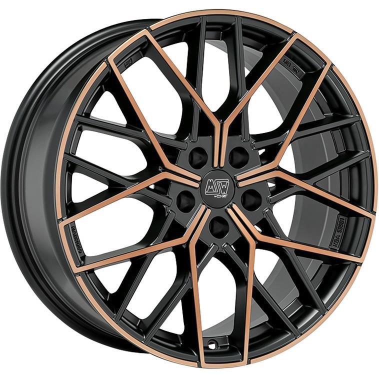 MSW 74 Matt Black Copper Fp J8.5 R20 5X112 ET40 CB73.1