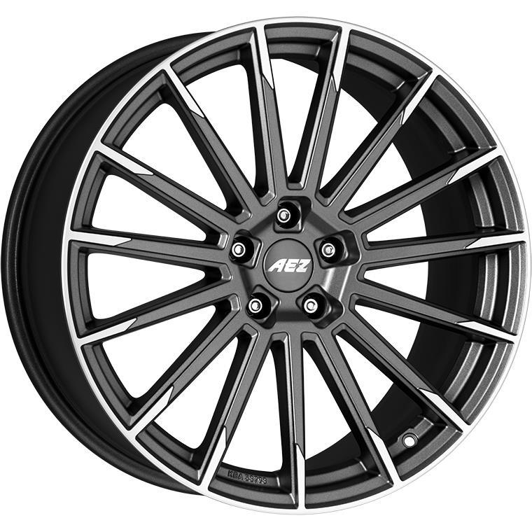 AEZ Atlanta Graphite matt/polished J8.5 R19 5X114.3 ET40 CB64.1