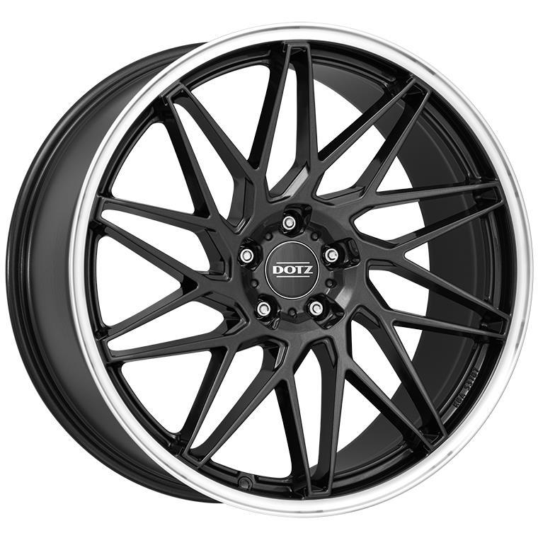 Dotz Tanaka dark Gunmetal/polished lip J8 R18 5X120 ET35 CB72.6