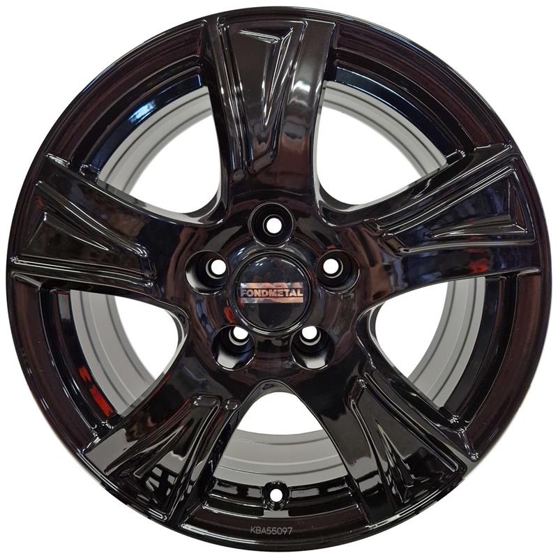 Fondmetal PRO1 Glossy Black J6.5 R16 5X108 ET42 CB65.1